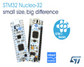 ST마이크로일렉트로닉스, 32핀 STM32 마이크로컨트롤러 제품용 STM32 누클레오-32 보드 출시